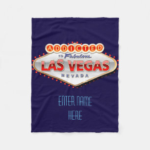 Toegewezen aan Las Vegas, Nevada Funny Sign Fleece Deken
