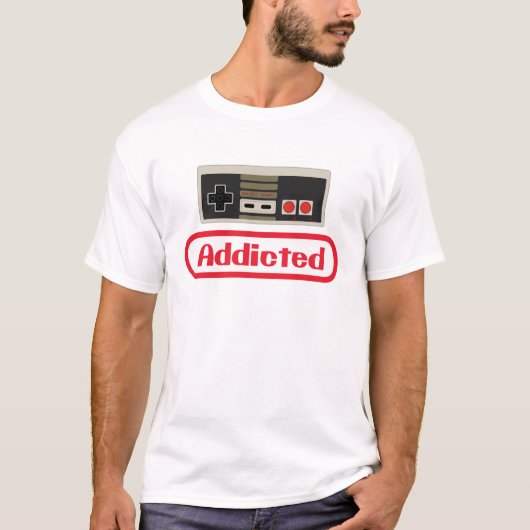 Toegewezen gamer t-shirt (Voorkant)