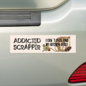 Toegewezen schelp bumpersticker (Op auto)