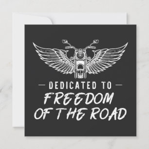 Toegewijd aan de vrijheid van de weg kaart