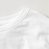 Toegewijd aan God, naam van het kind | Cross Kinder Shirts (Detail - nek (in wit))