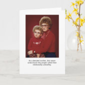 Toegewijde Moeder Wenskaart Kaart (Gele Bloem)