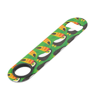 Toekan Vogelbek Groene Bladeren Tropische Dieren Speed Flessenopener