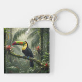 Toekanvogel Sleutelhanger (Achterkant)