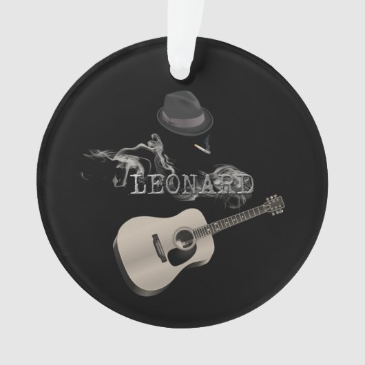 Toekenning aan Leonard sigaret Ornament (voorkant)