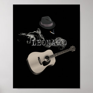 Toekenning aan Leonard sigaret Poster