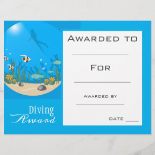Toekenning van sportduikcertificaat