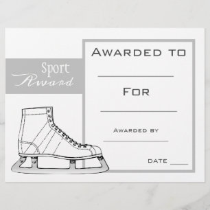 Toekenning van sportijsschaatsen