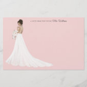 Toekomst mevrouw Bride - Hartelijk dank Briefpapier (Voorkant)