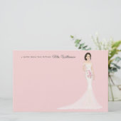 Toekomst mevrouw Bride - Hartelijk dank Briefpapier (Staand voorkant)