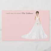 Toekomst mevrouw Bride - Hartelijk dank Briefpapier (Voorkant)