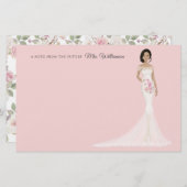 Toekomst mevrouw Bride - Hartelijk dank Briefpapier (Voorkant / Achterkant)