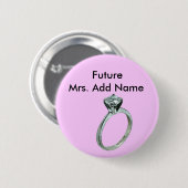 Toekomst mevrouw Buttonnen Favors Ronde Button 5,7 Cm (Voorkant /achterkant)