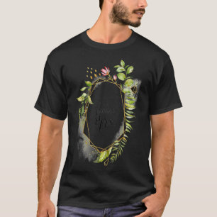 Toekomst mevrouw Floral Diamond Financier Bachelor T-shirt