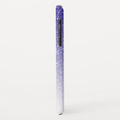 Toekomst mevrouw Royal Blue Glitter Chic Script Br Case-Mate iPhone Case (Achterkant/links)