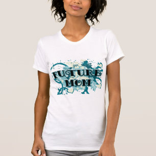 Toekomst Moeder - Hart en Bloemen T-shirt