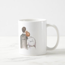 Toekomst van de heer en mevrouw Dk Br Man Red Bun Koffiemok