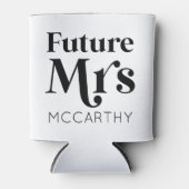 Toekomst van mevrouw Custom Achternaam Bride om ve Blikjeskoeler (Voorkant)