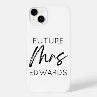 Toekomst van mevrouw Custom Achternaam Bride om ve Case-Mate iPhone 14 Plus Hoesje