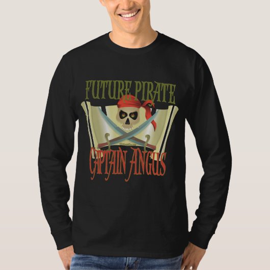 Toekomst van Pirate Angus T-shirt (Voorkant)
