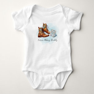 Toekomst Wandelen Buddy Baby Boots Romper
