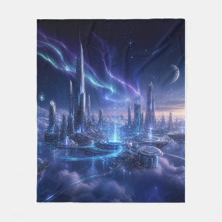🌌 Toekomstig Comfort Fleece Deken