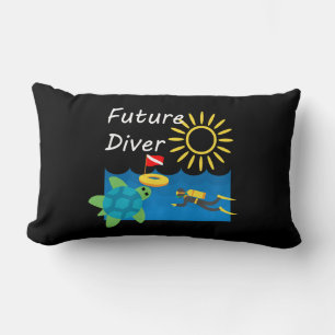 Toekomstig duikontwerp - Lumbar Pillow 13 x 21 inc Kussen