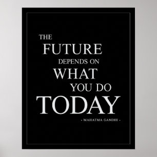 Toekomstig-Inspirerend Motivatie Poster 16x20