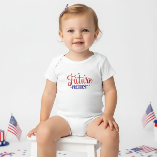 Toekomstig President 4 juli t-shirt voor kinderen