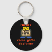 Toekomstig programmeur van videogame-ontwerper sleutelhanger (Voorkant)
