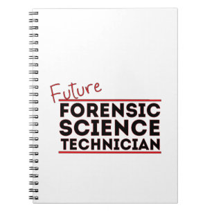 Toekomstig technicus forensische wetenschap notitieboek