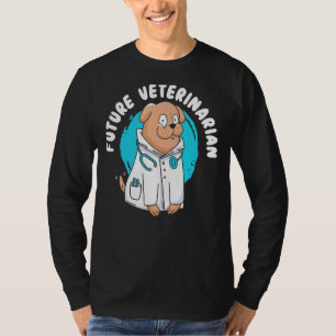 Toekomstig veterinair veterinair veterinair bureau t-shirt