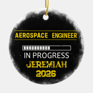 Toekomstige Aerospace Engineer Keramische Versieri Keramisch Ornament