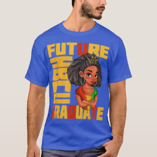 Toekomstige Afgestudeerde Hbcu Geschiedenis Zwart T-shirt
