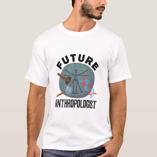 Toekomstige antropoloog t-shirt (Voorkant)