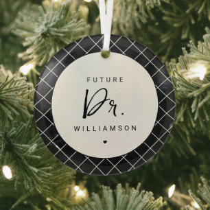 toekomstige arts Medische School Doctoraatsstude Glas Ornament