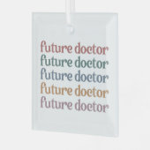 Toekomstige artsendoctoraatsopleiding Studenten Gi Glas Ornament (Voorkant links)