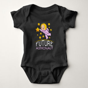 Toekomstige astronaut met planeten grappige cadeau romper