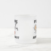 Toekomstige astronaut-T-shirts en cadeautjes Matglas Koffiemok (Center)