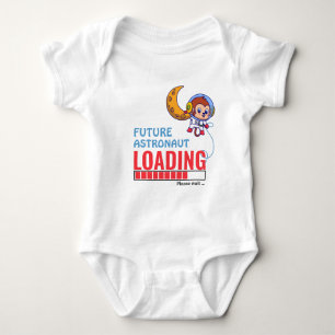 Toekomstige astronautenbelasting Monkey Baby Bir Romper
