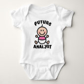 Toekomstige Baby van analist Romper (Voorkant)