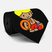 toekomstige badmeester stropdas (Opgerold)