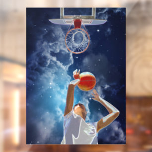 Toekomstige Basketball All-Star Raamsticker