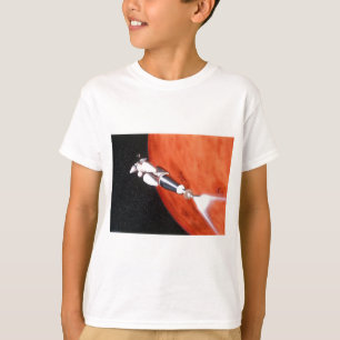 Toekomstige bemande Mars-missie in Orbit T-shirt
