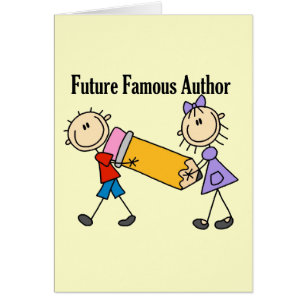 Toekomstige beroemde auteur