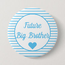 Toekomstige Big Brother Baby shower Button