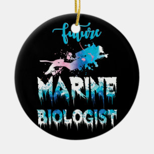 Toekomstige biologe mariene bioloog Ocean Student Keramisch Ornament