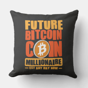 Toekomstige Bitcoin Coin Millionaire, Est Elke Dag Kussen