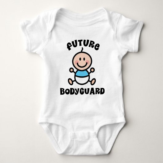 Toekomstige Bodyguard Baby Gift Romper (Voorkant)