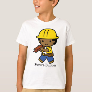 Toekomstige Bouwer in Gele Veiligheidshelm T-shirt